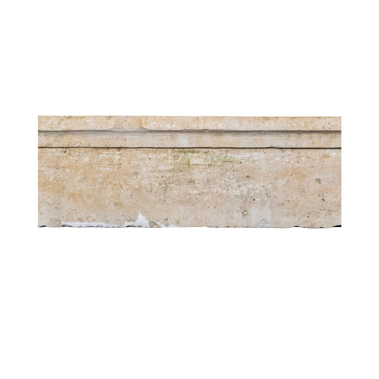 Antique French Limestone Mantel (M-VYJL)