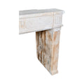 Antique French Limestone Mantel (M-XSGF)