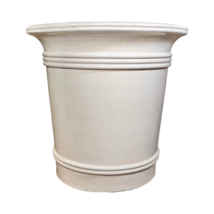 French Terracotta Glazed Planter