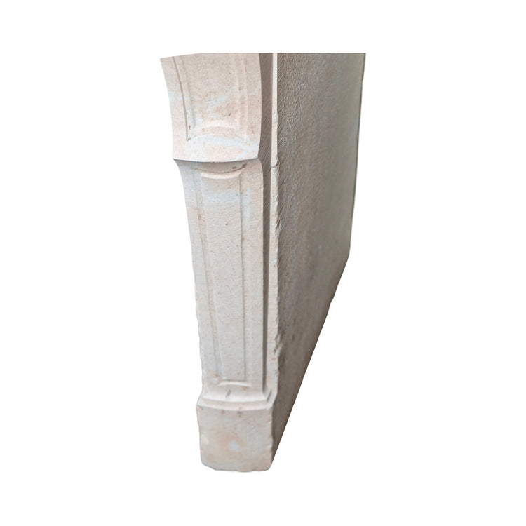 Contemporary French Travertine Mantel (LCH388)