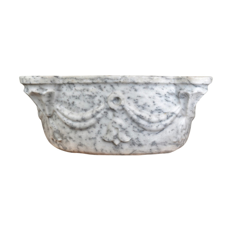 French White Carrara Marble Sink