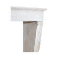 Antique French Limestone Mantel (M-WCXP)