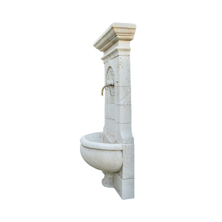 Contemporary French Limestone Wall Fountain (FO21)