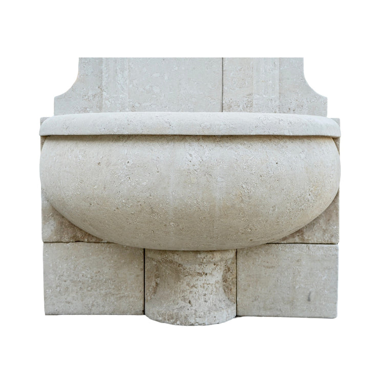 Contemporary French Limestone Wall Fountain (FO21)