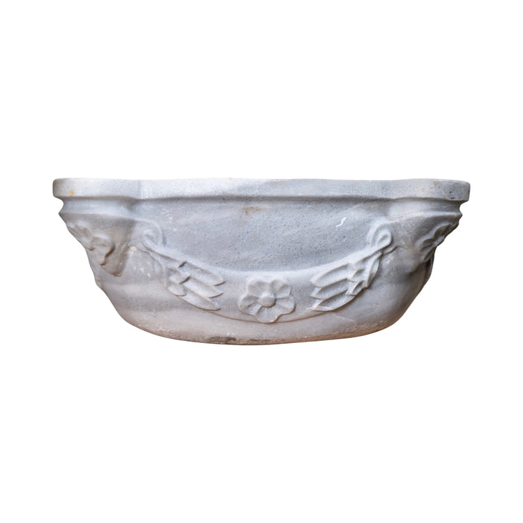 French White Carrara Marble Sink