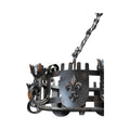 French Iron Fleur De Lis Chandelier (L-NTZL)