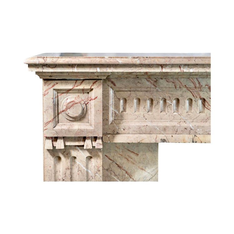 French Brignoles Marble Mantel