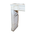 Antique French Limestone Fireplace (ALCH621)