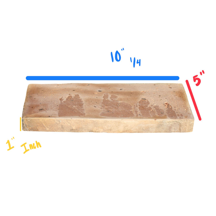 Reclaimed French Terracotta Herringbone Pavers (TC-CSVL)