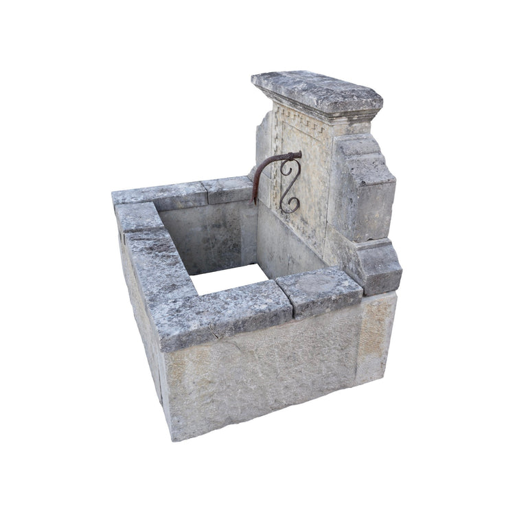 Antique French Limestone Wall Fountain (T-ZLFJ)