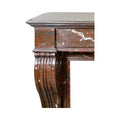 Antique French Red Griottee Marble Mantel (M30115)