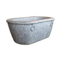 Antique Italian Light Grey Paloma Marble Bathtub (MS234)