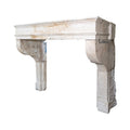 Antique French Limestone Mantel (ALCH636)