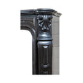 Antique French Noir de Mazy Marble Mantel (M-EFTW)