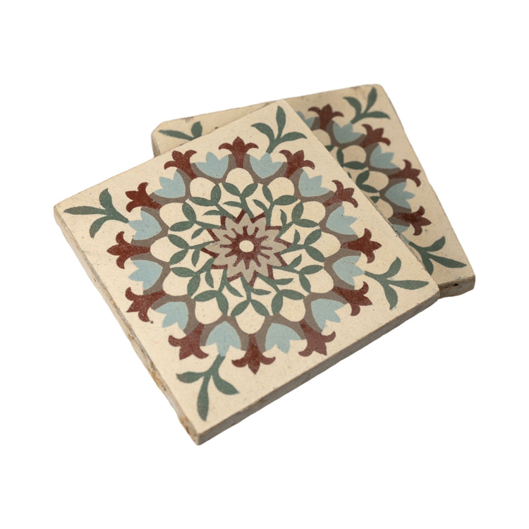 Reclaimed French Encaustic Concrete Tile