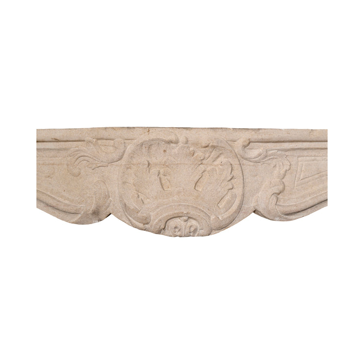 Antique French Limestone Mantel (M-LZJS)