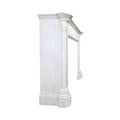 Antique French Carrara Marble Mantel (M-GFMK)