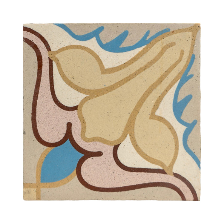 Reclaimed French Encaustic Concrete Tile