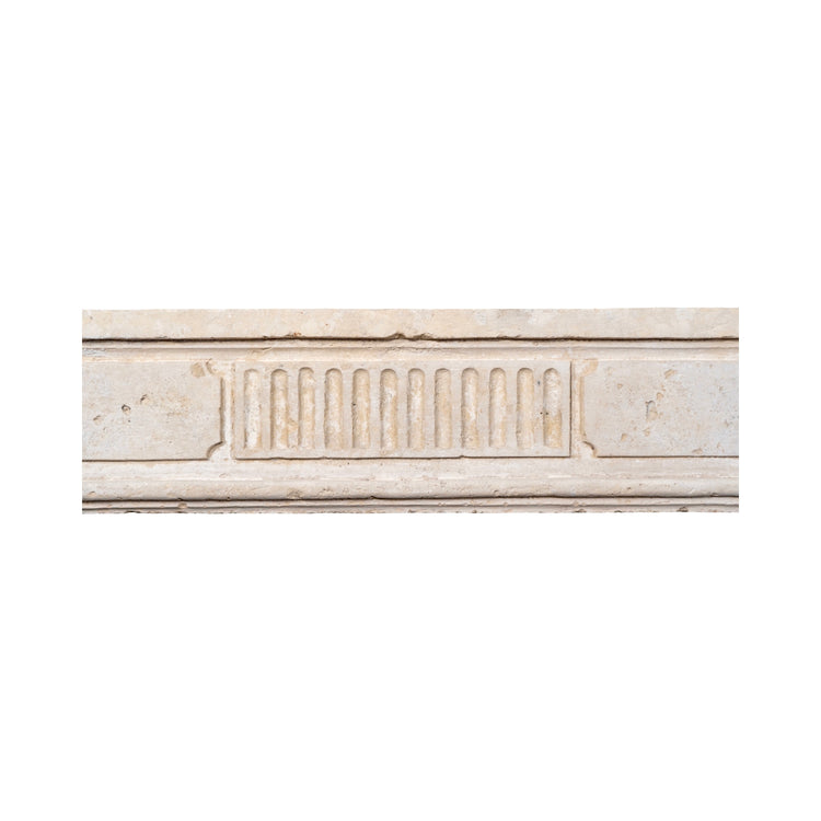 Antique French Limestone Mantel (M-XSGF)