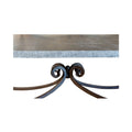 Antique Belgian Bluestone and Wrought Iron Table (TA-WGMN)