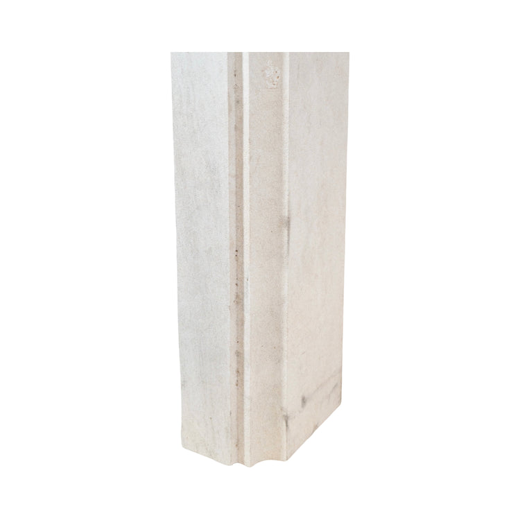 Contemporary French Limestone Mantel