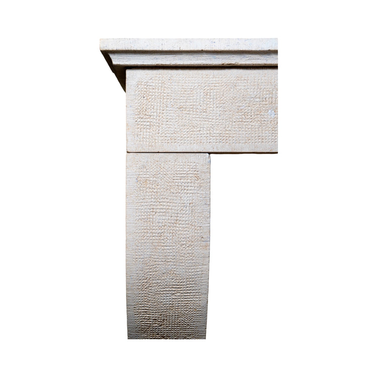 Contemporary French Travertine Mantel (M-LCH398)