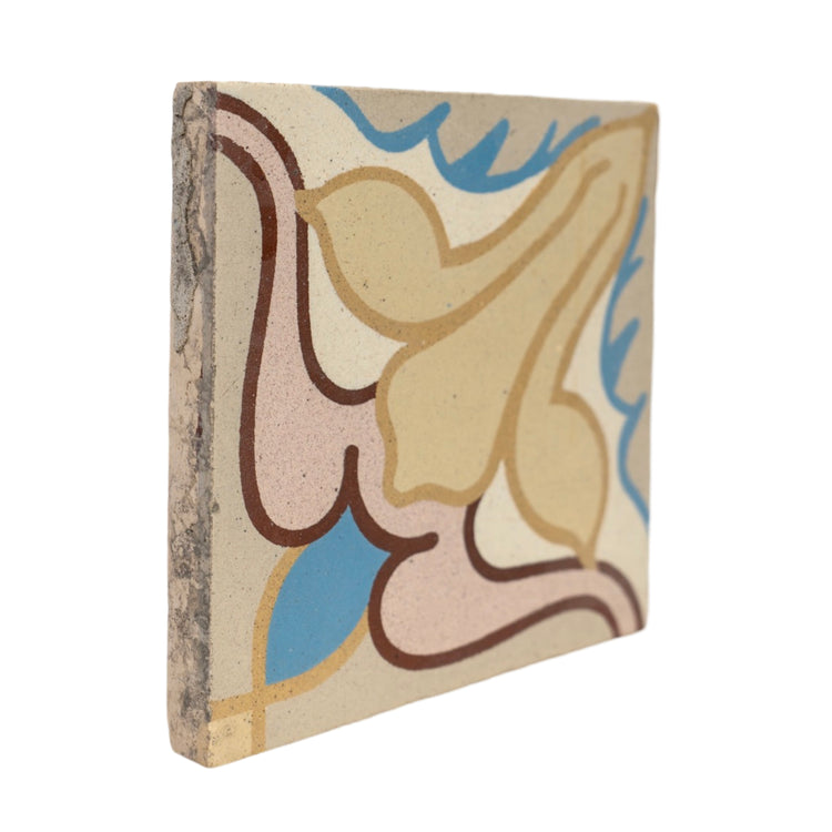 Reclaimed French Encaustic Concrete Tile