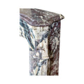 Antique French Villefranche Peach Flower Marble Mantel (MCH1057)