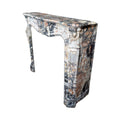 Antique French African Breccia Marble Mantel (M-PWAF)