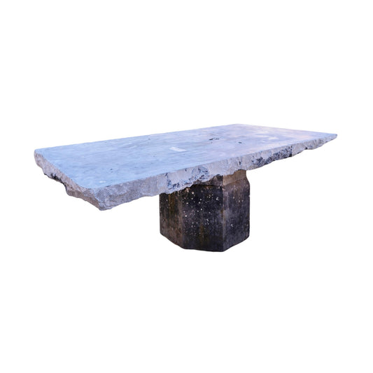 Antique Belgian Bluestone Outdoor Table (TA-YXEZ)