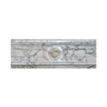 Antique French White Carrara Marble Mantel (M-W2LP)