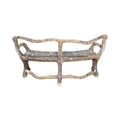 Antique French Faux Bois Bench (GE-WFCK)