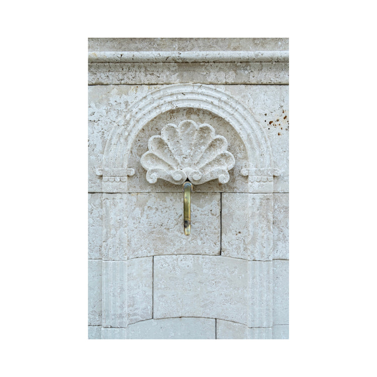 Contemporary French Limestone Wall Fountain (FO21)