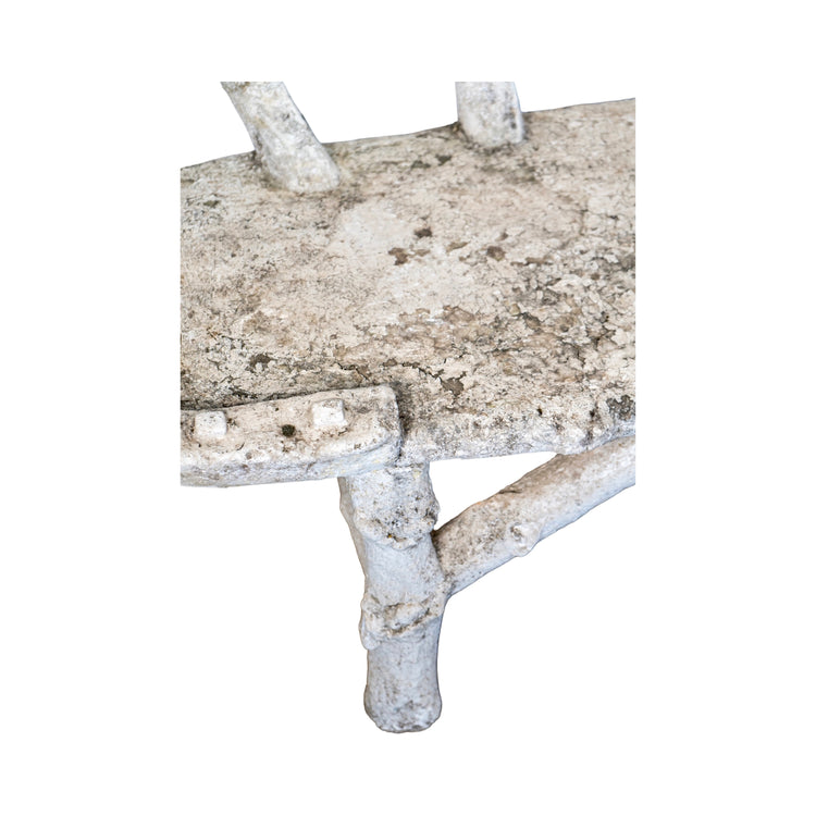 French Faux Bois Bench (GE-REHS)