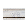 Antique French Carrara Marble Mantel (M-AHFQ)