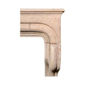 Antique French Limestone Mantel (M-QENZ)