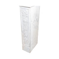 Antique French White Carrara Marble Mantel (MCH1086)