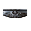 Antique French Noir de Mazy Marble Mantel (M-EFTW)