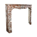 Antique French Rouge Royal Marble Mantel (M-YC2J)