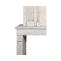 Antique French Limestone Fireplace (M-P79G)