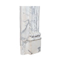 Antique French Carrara Marble Mantel (M-AHFQ)