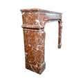 Antique French Red Griotte Marble Mantel (MCH1097)
