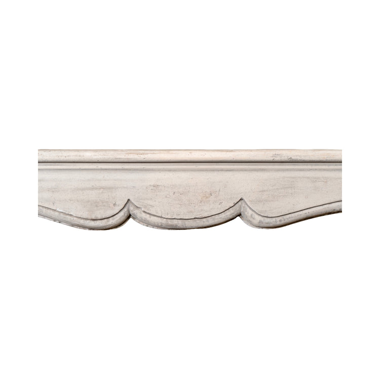 Antique French Limestone Mantel (M-ZQKJ)