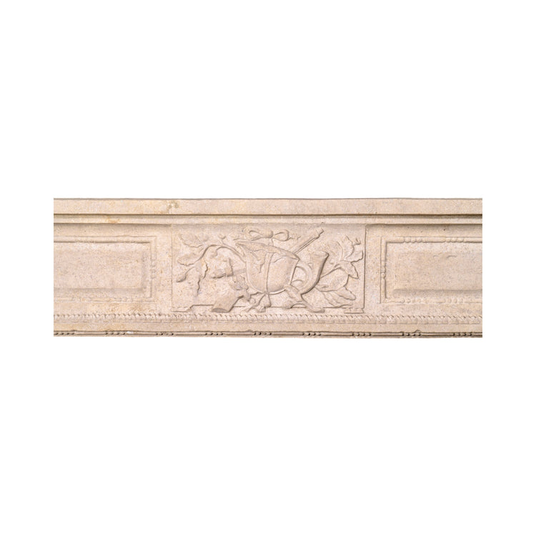 Antique French Limestone Mantel (M-LATH)