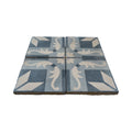 Reclaimed French Encaustic Concrete Square Tile (ET-PRSM)
