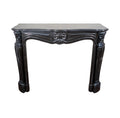 Antique French Noir de Mazy Marble Mantel (M-EFTW)