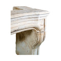 Antique Italian Limestone Mantel (M-KRC1)