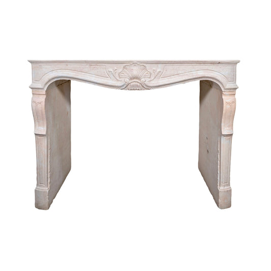 Contemporary French Travertine Mantel (LCH388)