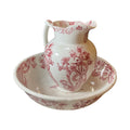Antique English Porcelain Bowl and Pitcher (HD-HTNB)