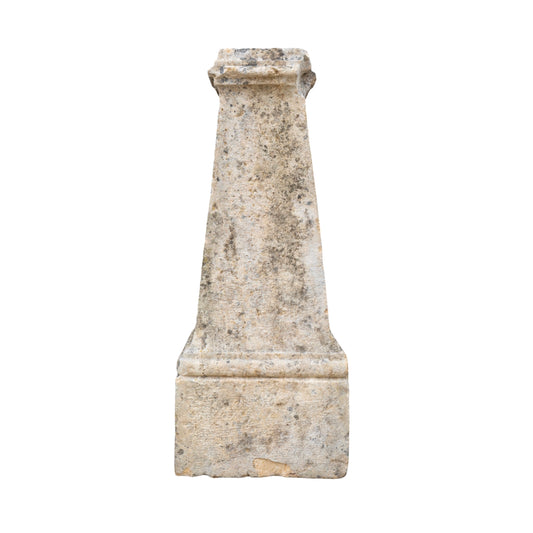 Antique French Limestone Pillar